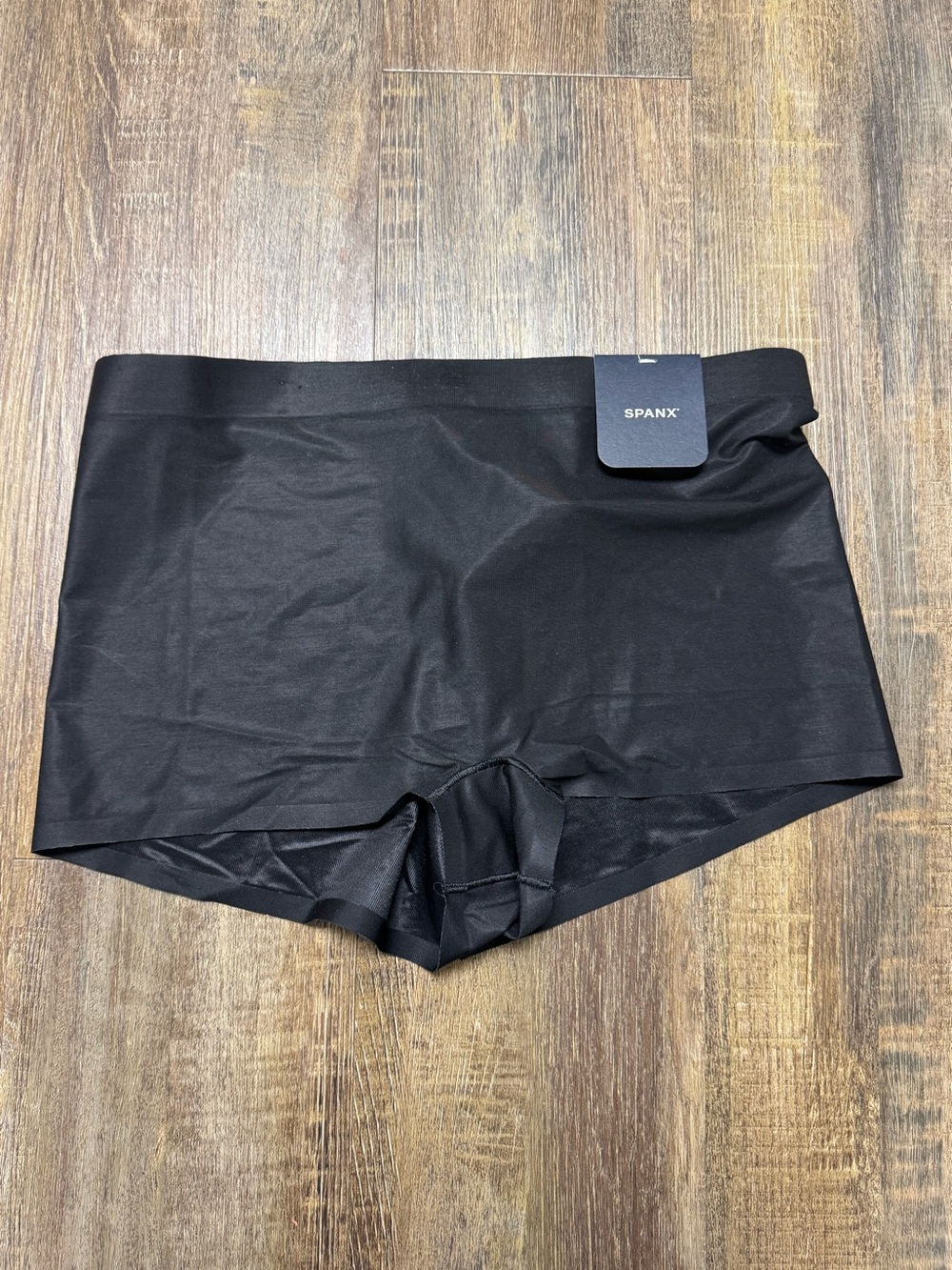 SPANX Black Seamless Boyshorts High-Waist Shaping